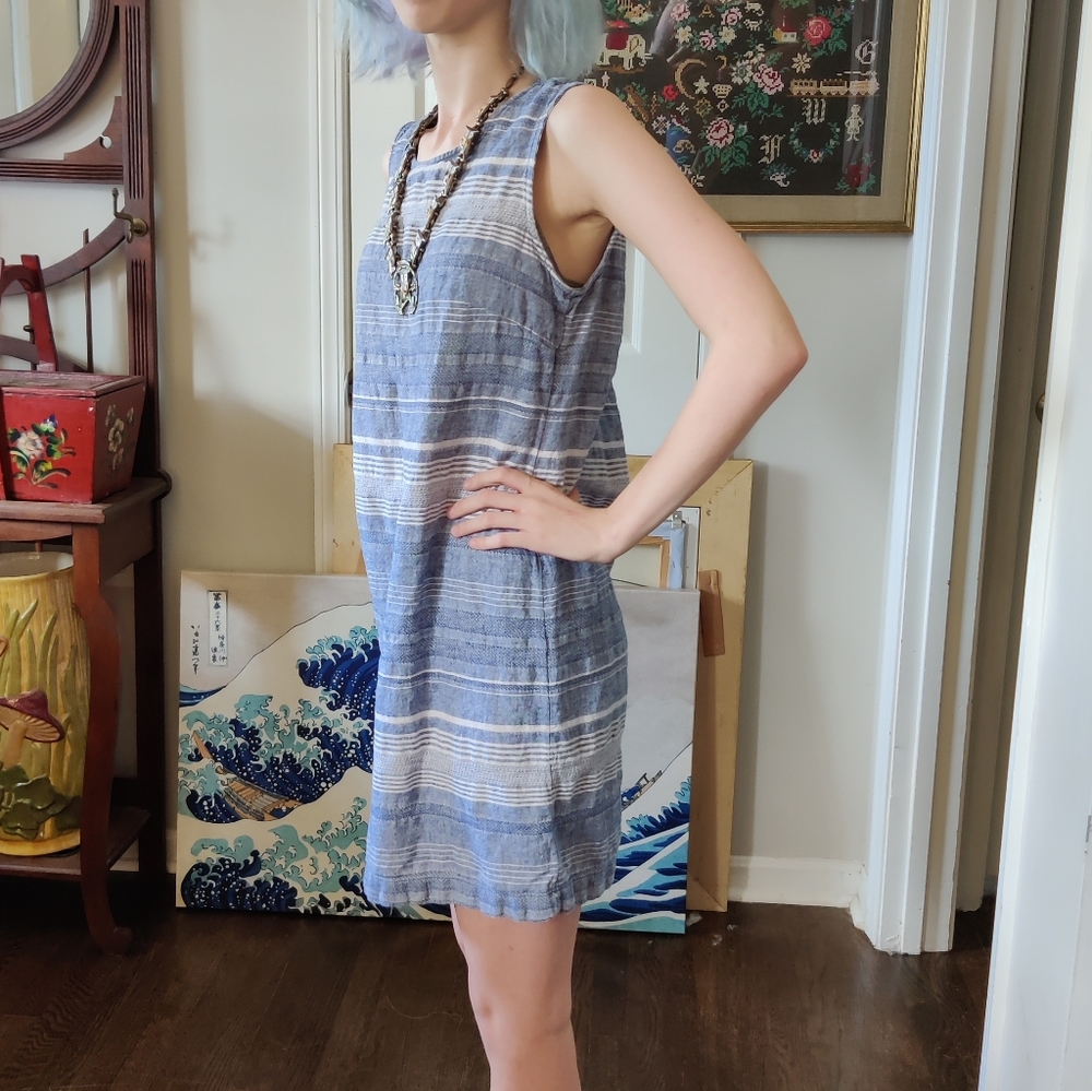 Artisan NY Flour Sack 1970s style dress - Picture 2 of 6